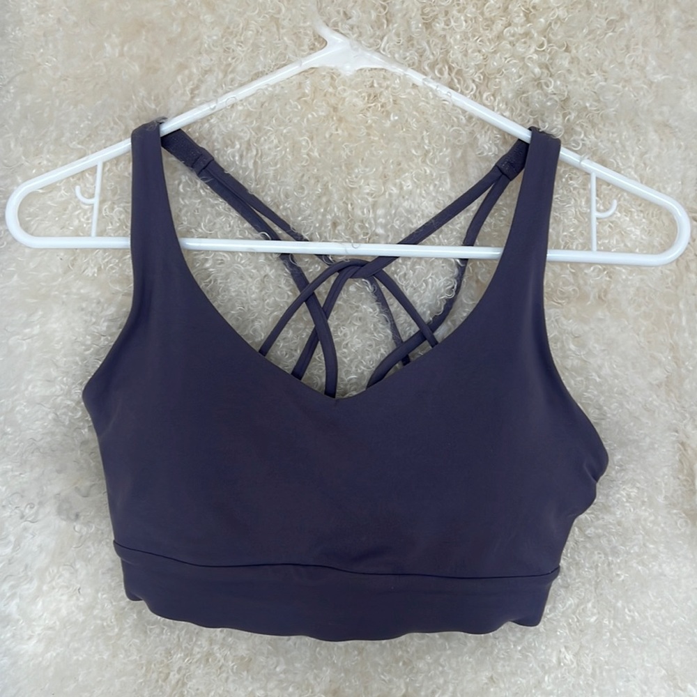 Athleta Solace Bra, Size Small, A-C, Dusk Violet